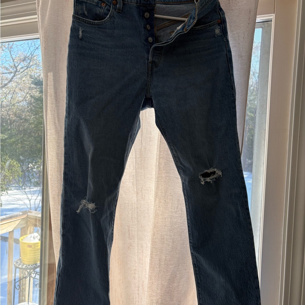 Levi's Men's Dark Blue Bootcut Jeans
